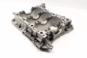 06E103032AA AUDI Crankshaft Mount Lower Engine Block A5 #2