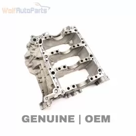 06E103032AB AUDI Crankshaft Housing Lower Engine Block A6