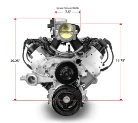 Blueprint Engines Psls37650ctf Gm Ls 376 Ci. 6.2l Proseries Base Dressed