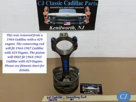 1481006 CADILLAC Engine Connecting Rod Piston 429 Deville