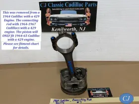 1484339 CADILLAC Engine Connecting Rod Piston 429 Deville