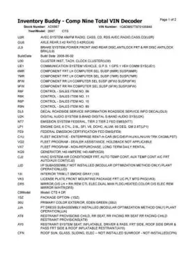 300-06228 CADILLAC Engine Cts #2