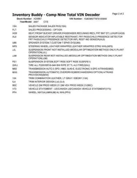 300-06228 CADILLAC Engine Cts #3