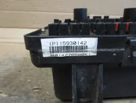 15930142 CHEVROLET Interior Cabin Fuse Box Relay Junction #2
