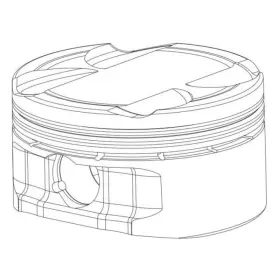 Cp Pistons Sc8705-6 And Ring Set For Bmw/toyota B58 - 82mm Bore 11 1 Compression Ratio
