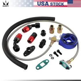 01EGA001YBL CSKS Oil Drain Line Sandwich Adapter Plate Turbo