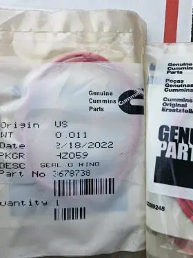 3678738 CUMMINS Seal Ring Set Qsx Liner Sleeve Piston Isx