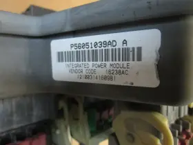 56051037 DODGE Totally Integrated Power Module Fuse Box Tipm #2