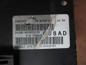 68028008 DODGE Totally Integrated Power Module Fuse Box Tipm #3