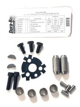 FKC-3HP DURA-BOND BEARINGS Block Head Dowel Kit 396 427 454