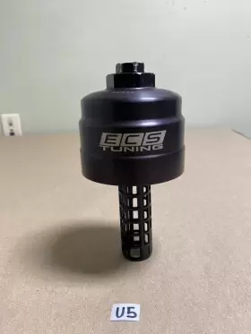 002292ECS01 ECS Tuning Billet Oil Filter Housing Cap Audi #3