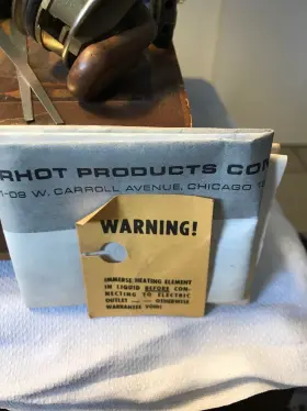 F-1501 EVERHOT Frost Plug Engine Warmer Nos #2