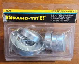 02673 EXPAND-TITE Big Block Steel Expansion Freeze Plugs Ford