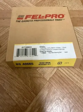 BS40665 FELPRO Rear Seal Vibe Toyota Pontiac Corolla Celica