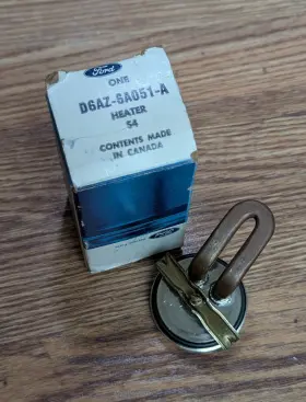 D6AZ-6A051-A FORD Nos Engine Block Heater