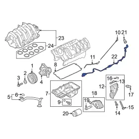 FL3Z6B018K FORD OE Engine Heater Cord F-150