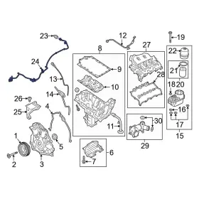 JL3Z6B018L FORD OE Engine Heater Cord F-150