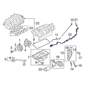 JL3Z6B018P FORD OE Engine Heater Cord F-150