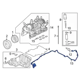 MB3Z6B018J FORD OE Engine Heater Cord