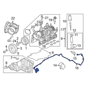 N2DZ6B018A FORD OE Engine Heater Cord Bronco