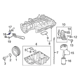 W701672S437 FORD OE Engine Heater Bolt