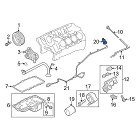 YF1Z6A051AA FORD OE Engine Heater F-150