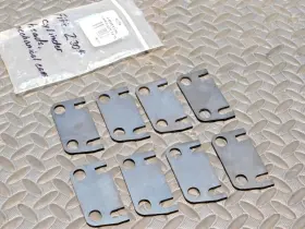 Z304D FORD RACING Nos Pushrod Guilde Plates Heads Block