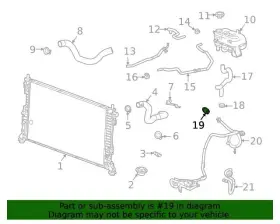 12586687 GM Engine Block Heater Chevrolet Gmc Buick #3