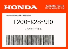 11200-K28-910 HONDA Crankcase
