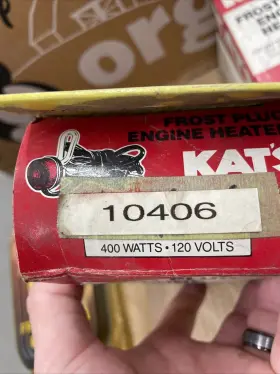 10406 KATS Heaters Frost Plug #3