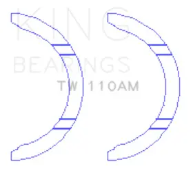 TW-110AM KING ENGINE BEARINGS Crankshaft Thrust Washer