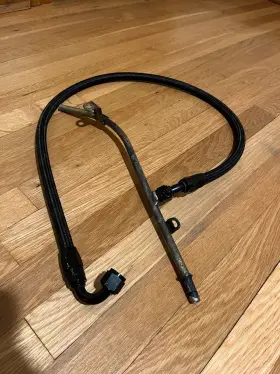 MN183590 MITSUBISHI Vented Oil Dipstick Tube Catch Line Evo #3