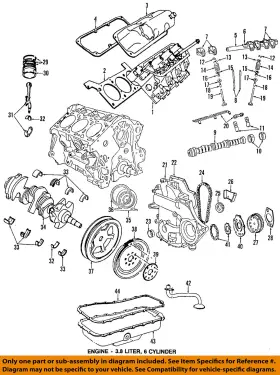 5175981AA MOPAR Engine Crankshaft Bearing Chrysler
