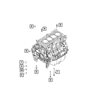 68439130AA MOPAR Core Plug