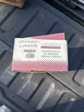 3500030 PHILLIPS TEMRO Zerostart Engine Heater 750W Cummins