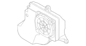 9J1-035-916 PORSCHE Taycan Engine Speaker Box