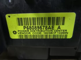 68089578 RAM Totally Integrated Power Module Fuse Box Tipm #3
