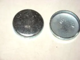 362518 SERVICE SUPPLY Steel Shallow Cup Expansion Plugs