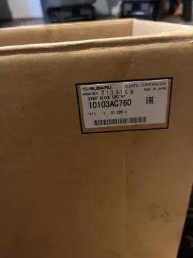 10103AC390 SUBARU Block Engine