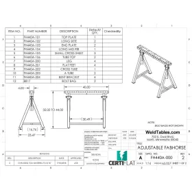 FH440A WELDTABLES Fabhorses #2