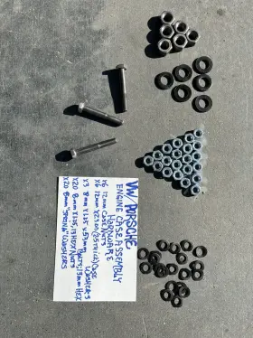 VW043-101-129 WURTH Engine Half Nuts Set Aircooled Dunebuggy