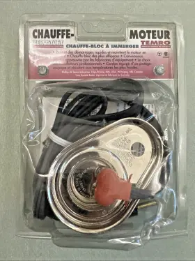 3100081 ZEROSTART/TEMRO Freeze Plug Immersion Heater