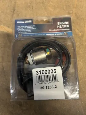 3100105 ZEROSTART/TEMRO Engine Block Heater Lower