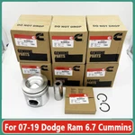 6* Piston & Rings Kit Std 107mm For 07-19 Dodge Ram 6.7l Cummins. Fixed Price $505.99.