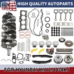 Engine Crankshaft Rods Bearing Kit For Hyundai Sonata Kia Forte Optima 2.4l Dohc. Fixed Price $173.46.