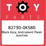 82730-0k580 Toyota Block Assy, Instrument Panel Junction 827300k580, New Genuine. Fixed Price $215.74.