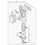 Genuine Bmw Oil Filter Housing 11-42-7-952-796. Fixed Price $642.22.