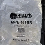 Engine Expansion Plug Kit Melling Mpe-936br. Fixed Price $16.00.