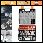 72-piece Hydraulic Hose Cap & Plug Kit - 45# Steel Pipe Fittings, Precision Thre. Fixed Price $98.09.
