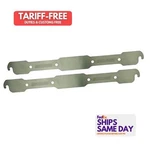 Moroso 25166, 2 Pack Natural Aluminum Storage Block Off Exh. Plates - Bbm 361-44. Fixed Price $45.65.